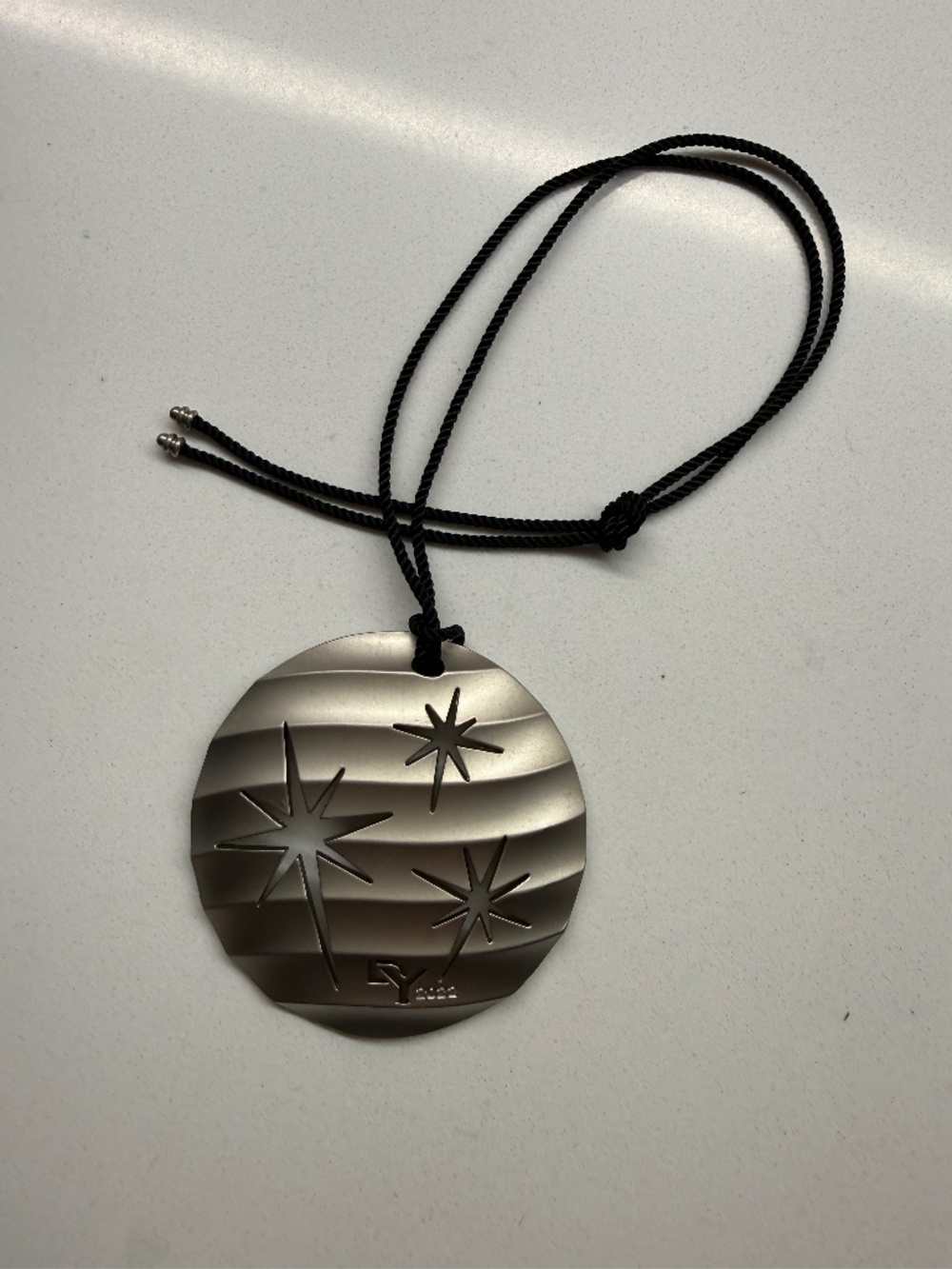 David Yurman 2022 Silver-Tone 2022 Starburst Holiday Ornament NEW